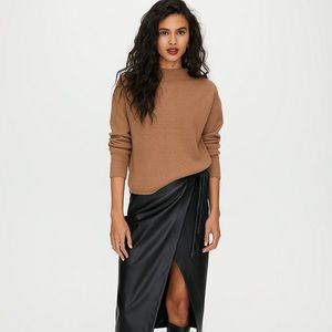 Tan sweater from Aritzia